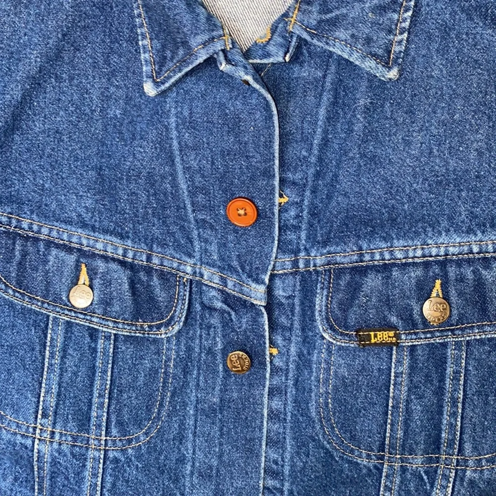 WOMENS LEE RIDERS DENIM JACKET SZ 1X EMBELLISHED BEAUTIFUL - Picture 4 of 5
